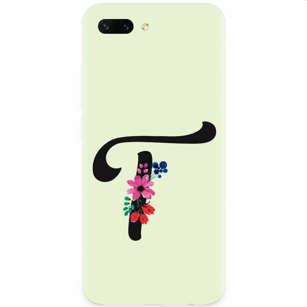 Husa silicon pentru Honor 10, Litera T