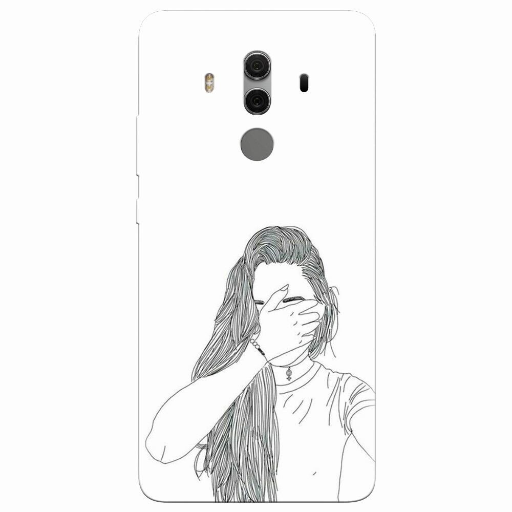 Husa silicon pentru Huawei Mate 10 Pro, Dont Look