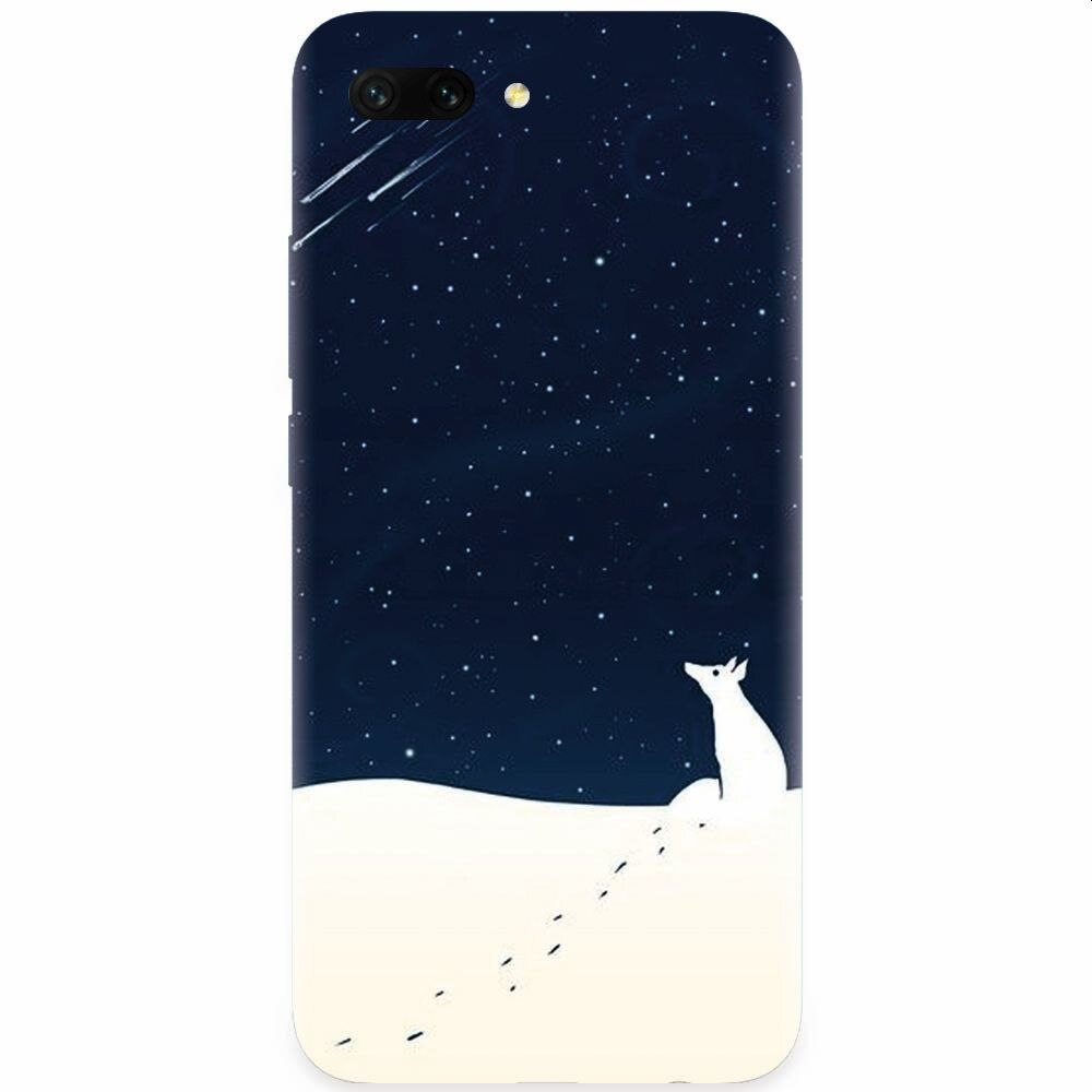Husa silicon pentru Honor 10, Winter Night