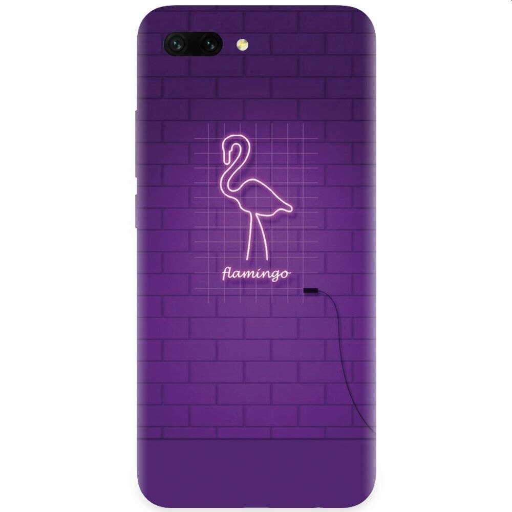 Husa silicon pentru Honor 10, Light Flamingo