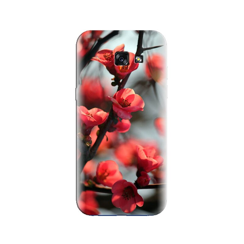 Husa Samsung A3 2017 Red Cherry Blossom Flowers Macro