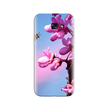 Husa Samsung A3 2017 Purple Flowers 005 Husa Samsung A3 2017 Purple Flowers 005