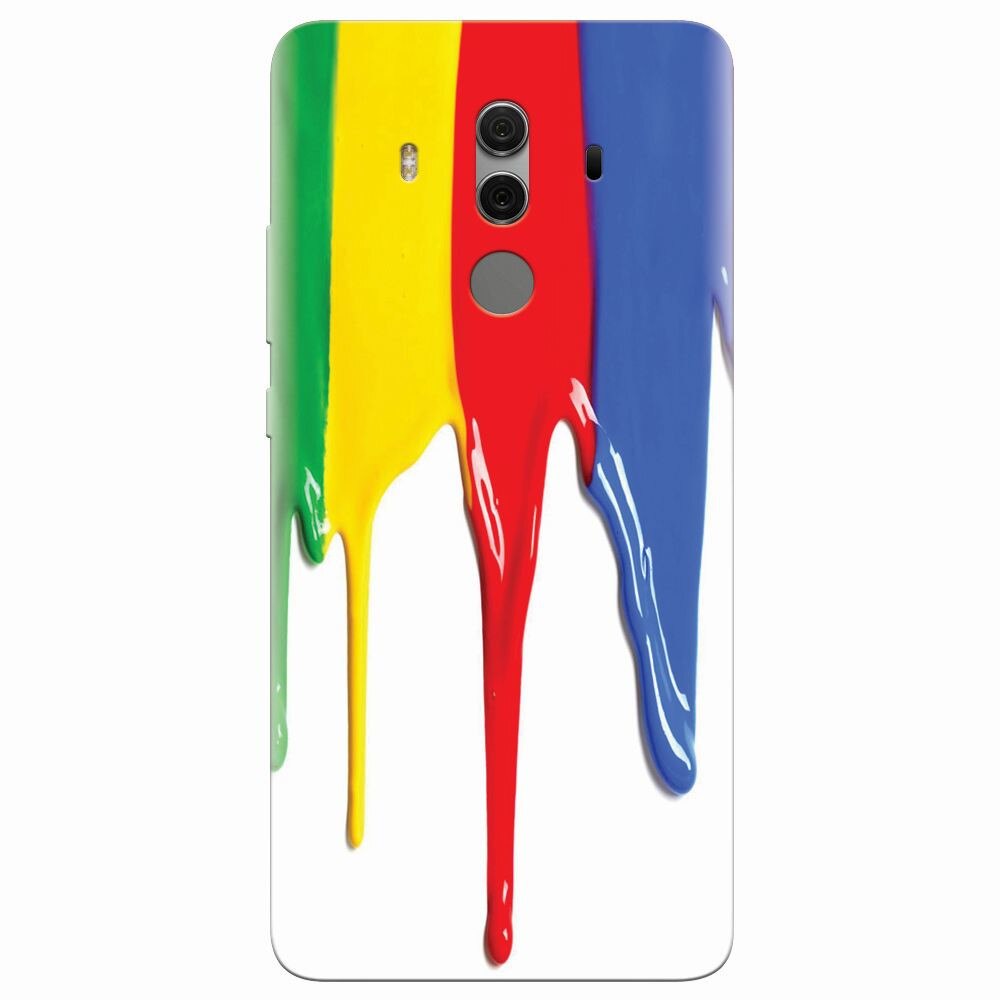Husa silicon pentru Huawei Mate 10 Pro, Dripping Colorful Paint
