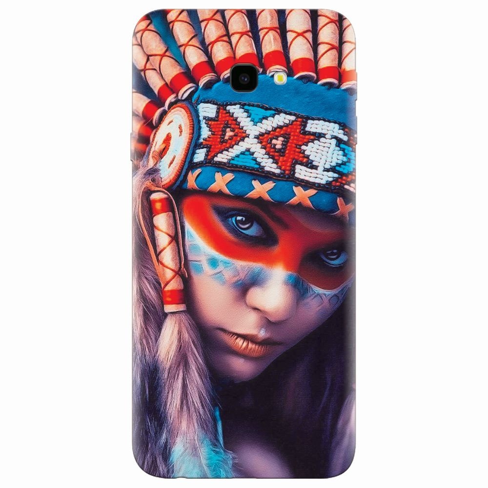 Husa silicon pentru Samsung Galaxy J4 Plus, Attractive Girl Model