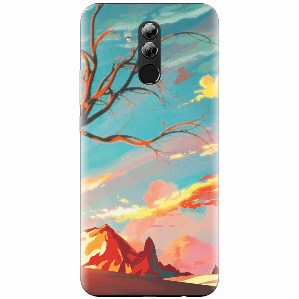 Husa silicon pentru Huawei Mate 20 Lite, Artistic Landscape