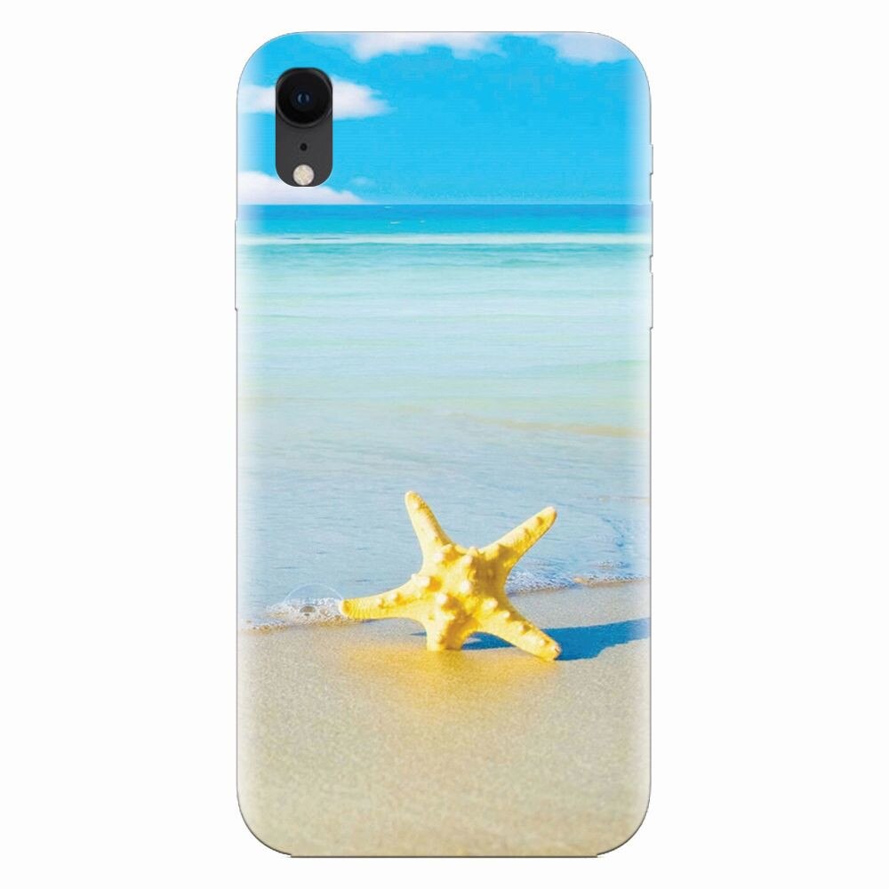Husa silicon pentru Apple Iphone XR, Starfish Beach