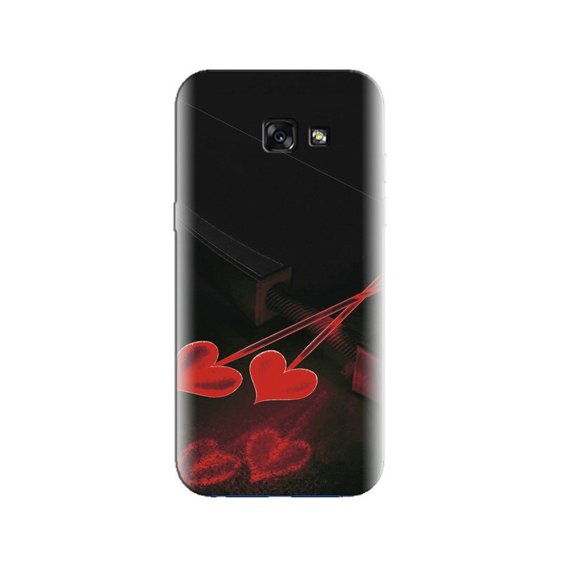 Husa Samsung A3 2017 Red Amazing Two Heart Hd Pictures