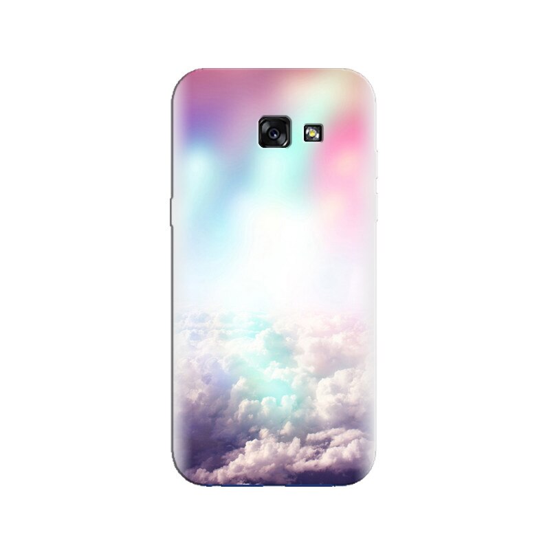 Husa Samsung A3 2017 Rainbow Colors Over Fluffy Clouds Fantasy