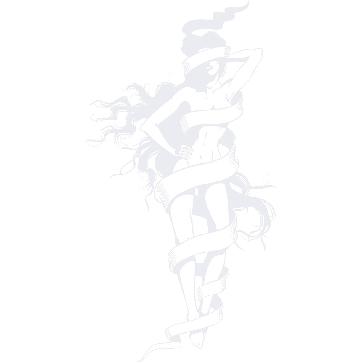 Nud de femeie - Sticker Decorativ - Alb polar - 80 x 150 cm