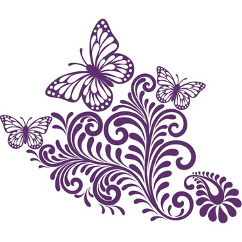 Fluturi si frunze - Sticker Decorativ - Indigo - 130 x 110 cm Fluturi si frunze - Sticker Decorativ - Indigo - 130 x 110 cm