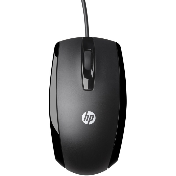 Мишка HP X500, Жична, USB, Черна
