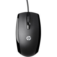 Mouse cu fir HP 500, USB, ambidextru, 1000 DPI, 3 butoane, negru