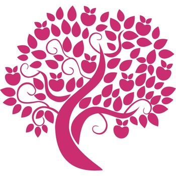 Mar abstract - Sticker Decorativ - Magenta - 117 x 110 cm Mar abstract - Sticker Decorativ - Magenta - 117 x 110 cm