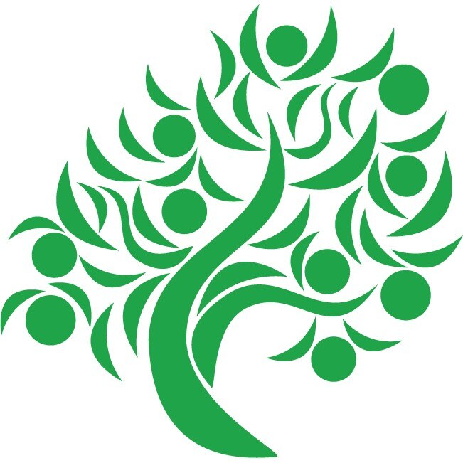 Pom fructifer - Sticker Decorativ - Verde - 112 x 110 cm