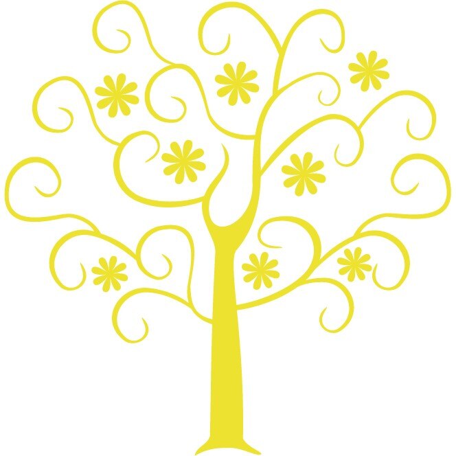 Primavara - Sticker Decorativ - Lemon - 83 x 84 cm