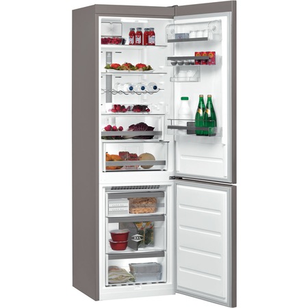 Combina frigorifica Whirlpool 6th Sense Fresh Control BSNF 8783 OX, 309 l, Clasa A+++, Full No Frost , H 188.5 cm, Inox