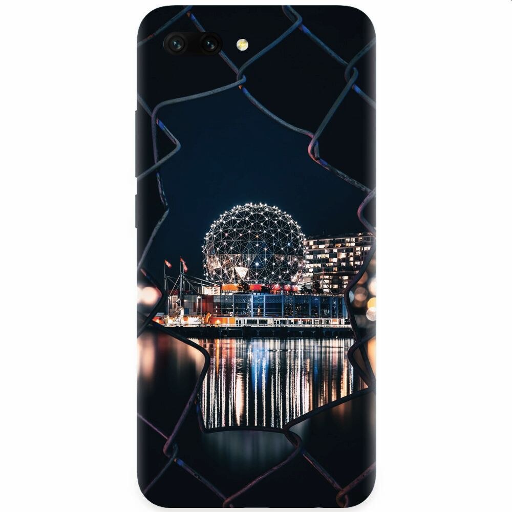 Husa silicon pentru Honor 10, Abstract Architectural Design