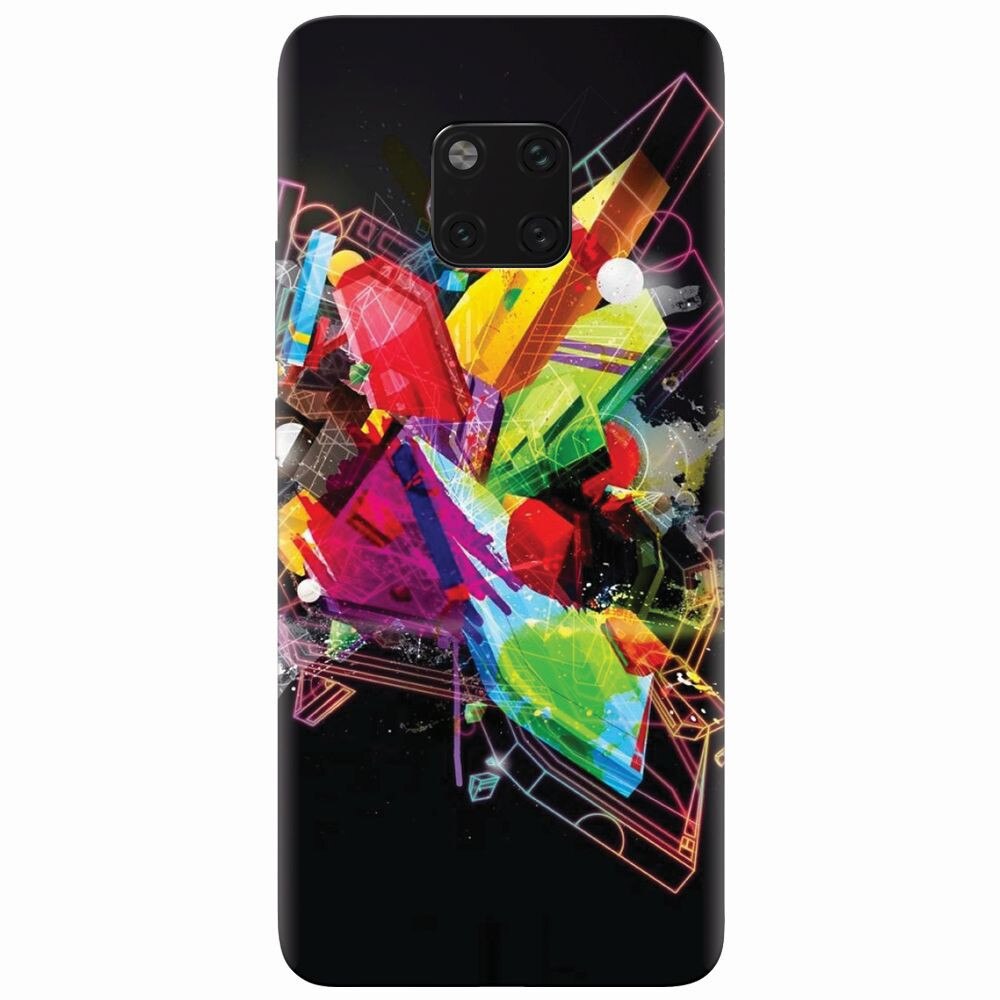 Husa silicon pentru Huawei Mate 20 Pro, Abstract Shape