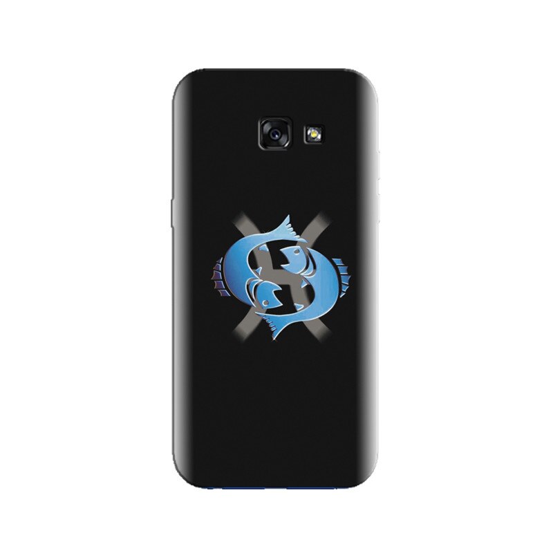 Husa Samsung A3 2017 Pisces Zodiac With Black Background Hqs