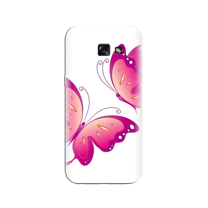 Husa Samsung A3 2017 Pink Butterfly 003