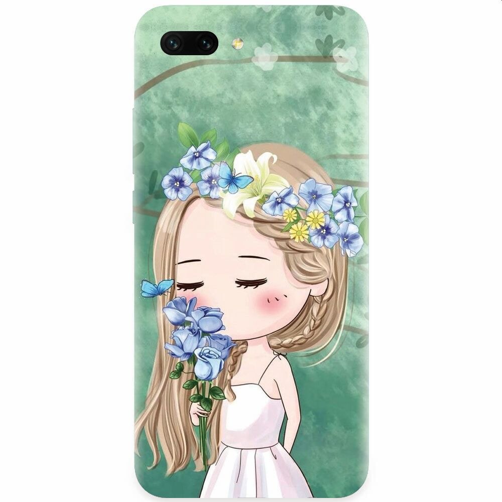 Husa silicon pentru Honor 10, Girl