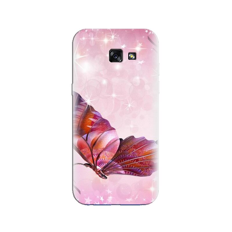 Husa Samsung A3 2017 Pink Butterfly 005