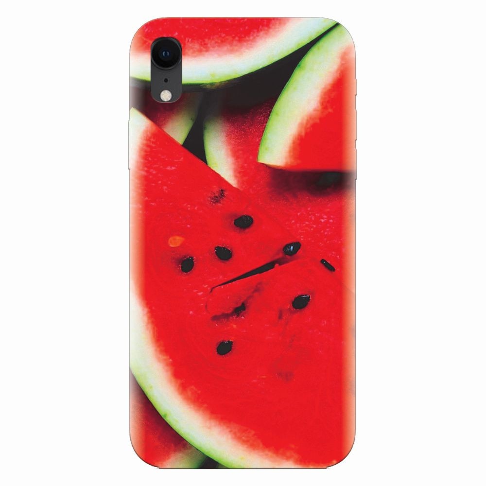 Husa silicon pentru Apple Iphone XR, S Of Watermelon Slice