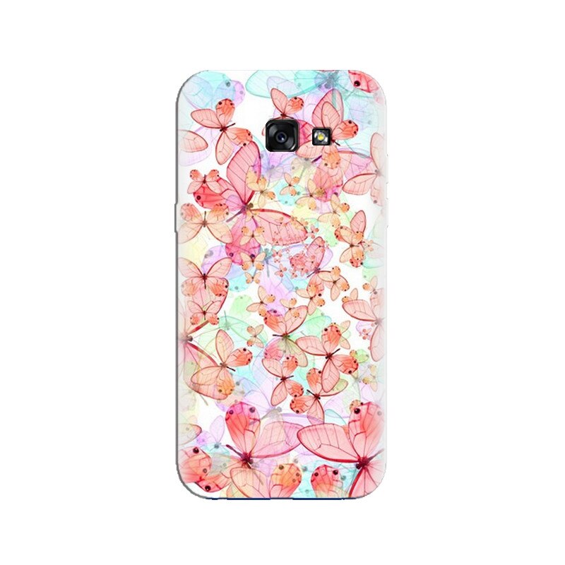 Husa Samsung A3 2017 Pink Butterfly