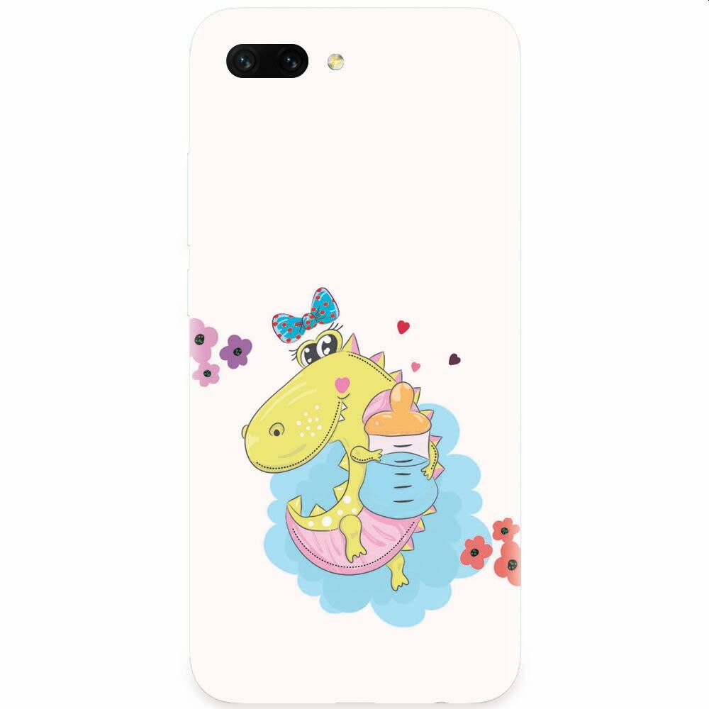 Husa silicon pentru Honor 10, Bebe Crocodil