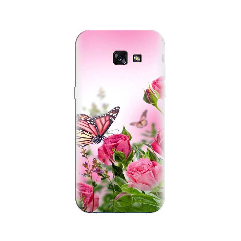 Husa Samsung A3 2017 Pink Butterfly 004