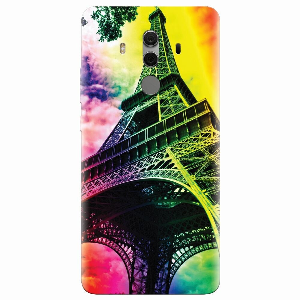 Husa silicon pentru Huawei Mate 10 Pro, Eiffel Tower 002