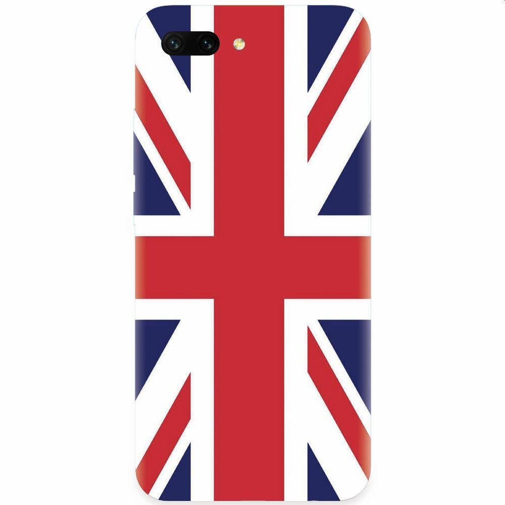 Husa silicon pentru Honor 10, UK Flag Illustration