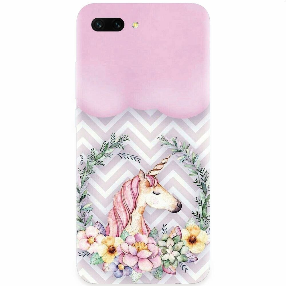 Husa silicon pentru Honor 10, Aesthetic Unicorn