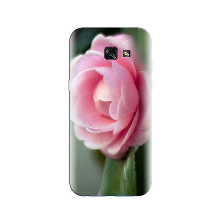 Силиконов калъф за Samsung Galaxy A3 2017 - модел Pink Camellia Htc One M8