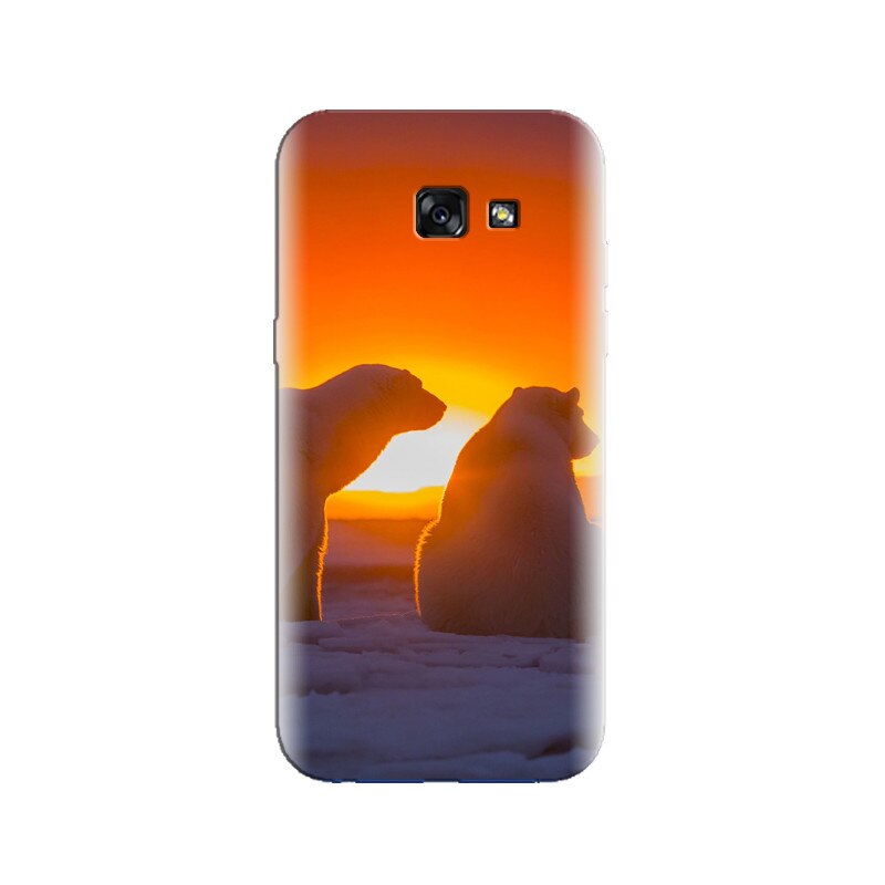 Husa Samsung A3 2017 Polar Bears Antarctica Sunset