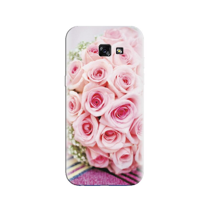 Husa Samsung A3 2017 Pink Rose Bouquet Wedding