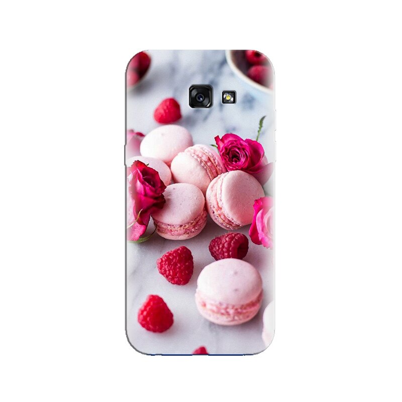 Husa Samsung A3 2017 Pink Rose Macaroons Raspberry