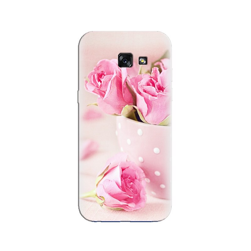 Husa Samsung A3 2017 Pink Roses Cup Bouquet