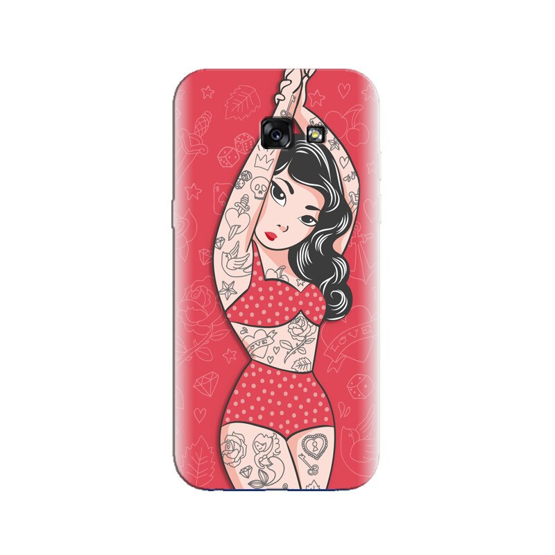 Husa Samsung A3 2017 Pin Up Girl Tattoo
