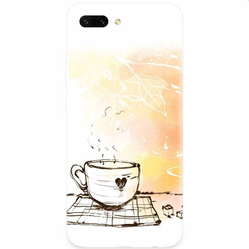 Husa silicon pentru Honor 10, Coffe Love