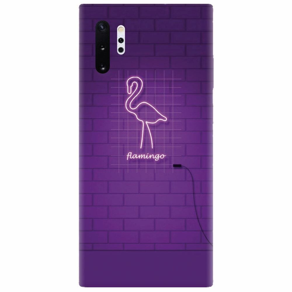 Husa silicon pentru Samsung Galaxy Note 10 Plus, Light Flamingo