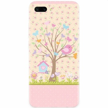 Husa silicon pentru Honor 10, Cute Birdhouse Husa silicon pentru Honor 10, Cute Birdhouse