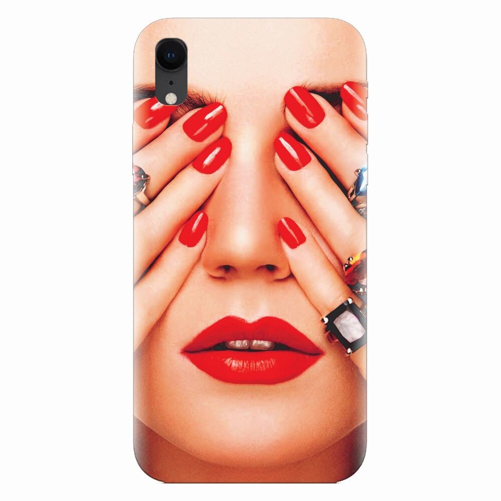 Husa silicon pentru Apple Iphone XR, Rings On All Fingers