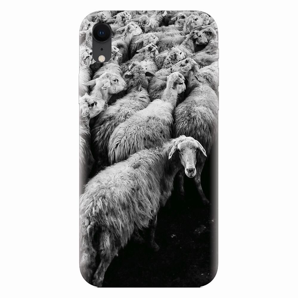 Husa silicon pentru Apple Iphone XR, Sheep