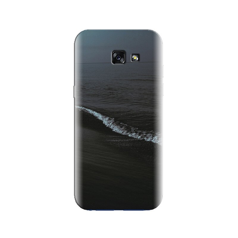 Husa Samsung A3 2017 Overcast Sea Beach Waves At Night Wide