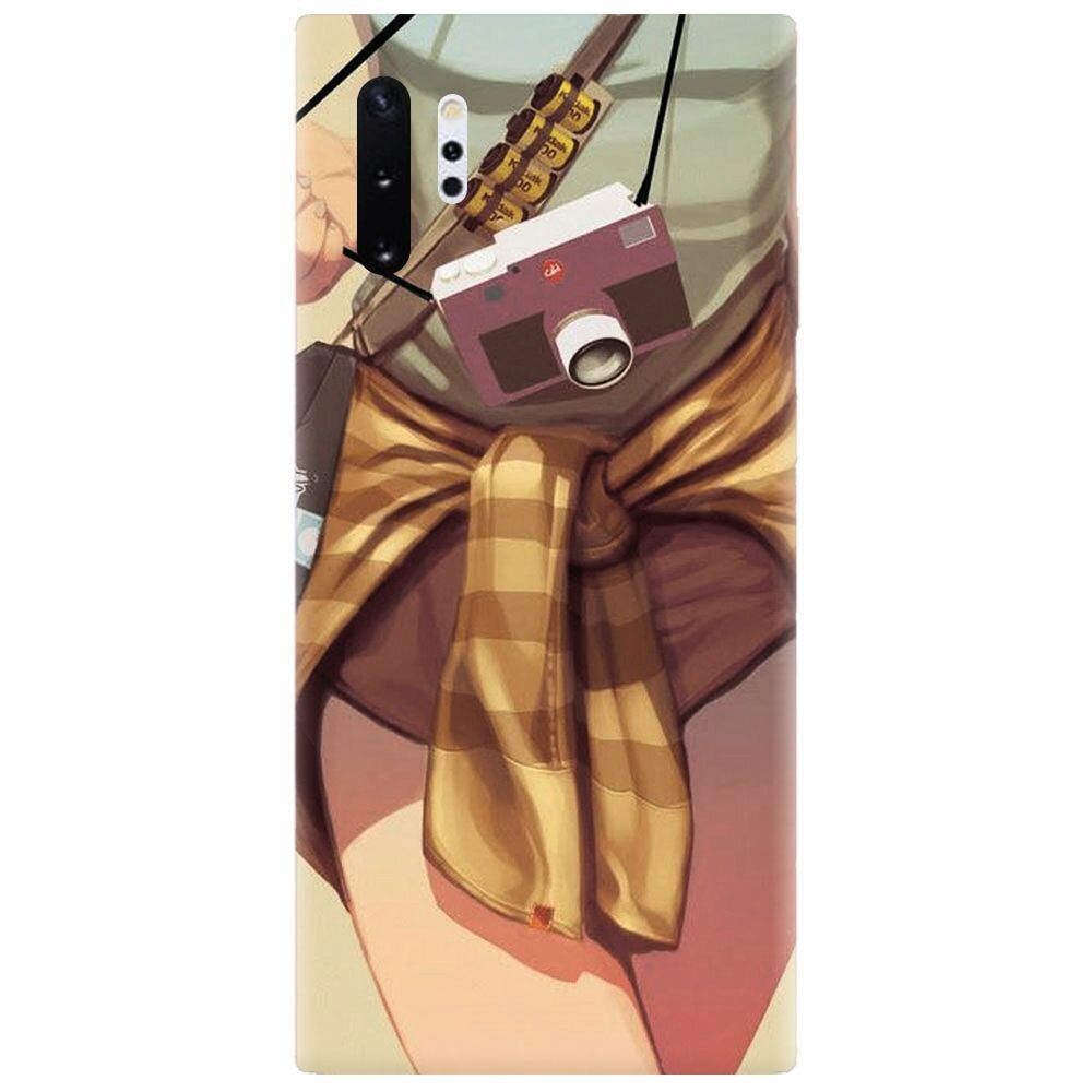 Husa silicon pentru Samsung Galaxy Note 10 Plus, Photograph Girl