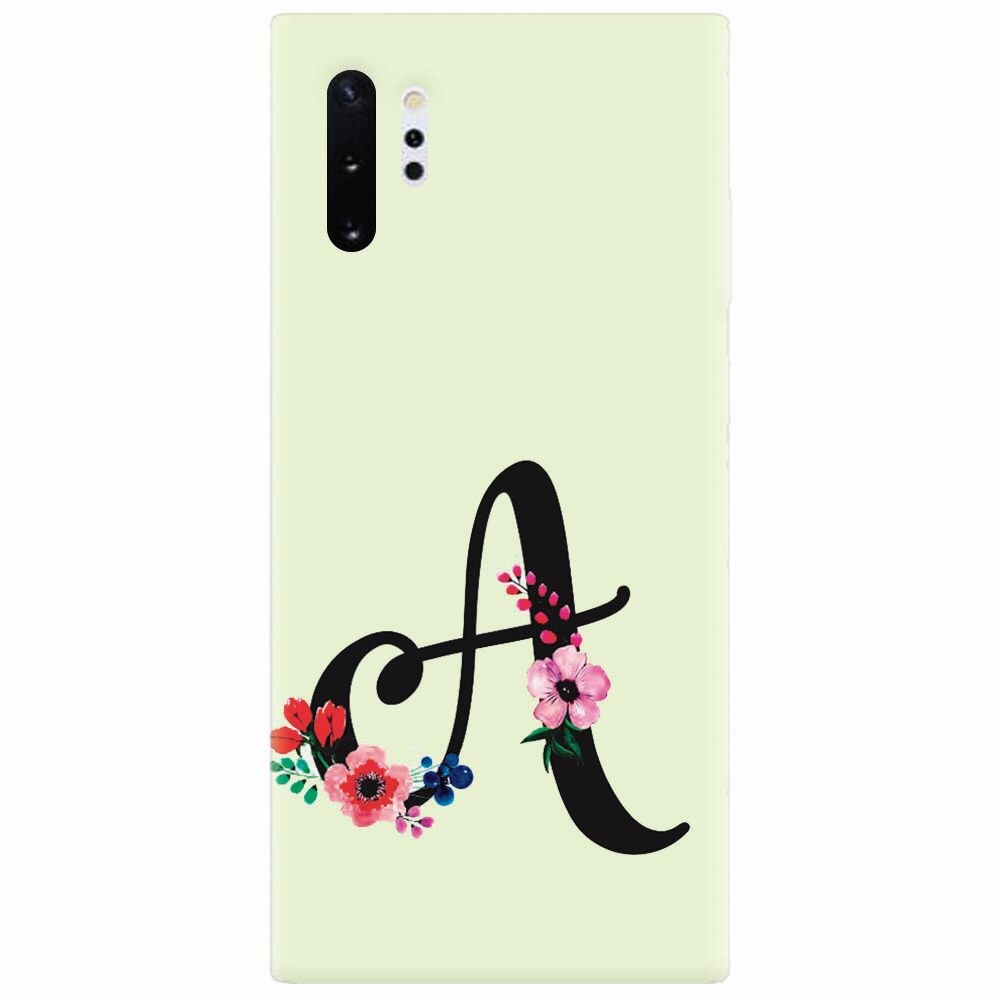 Husa silicon pentru Samsung Galaxy Note 10 Plus, Litera A