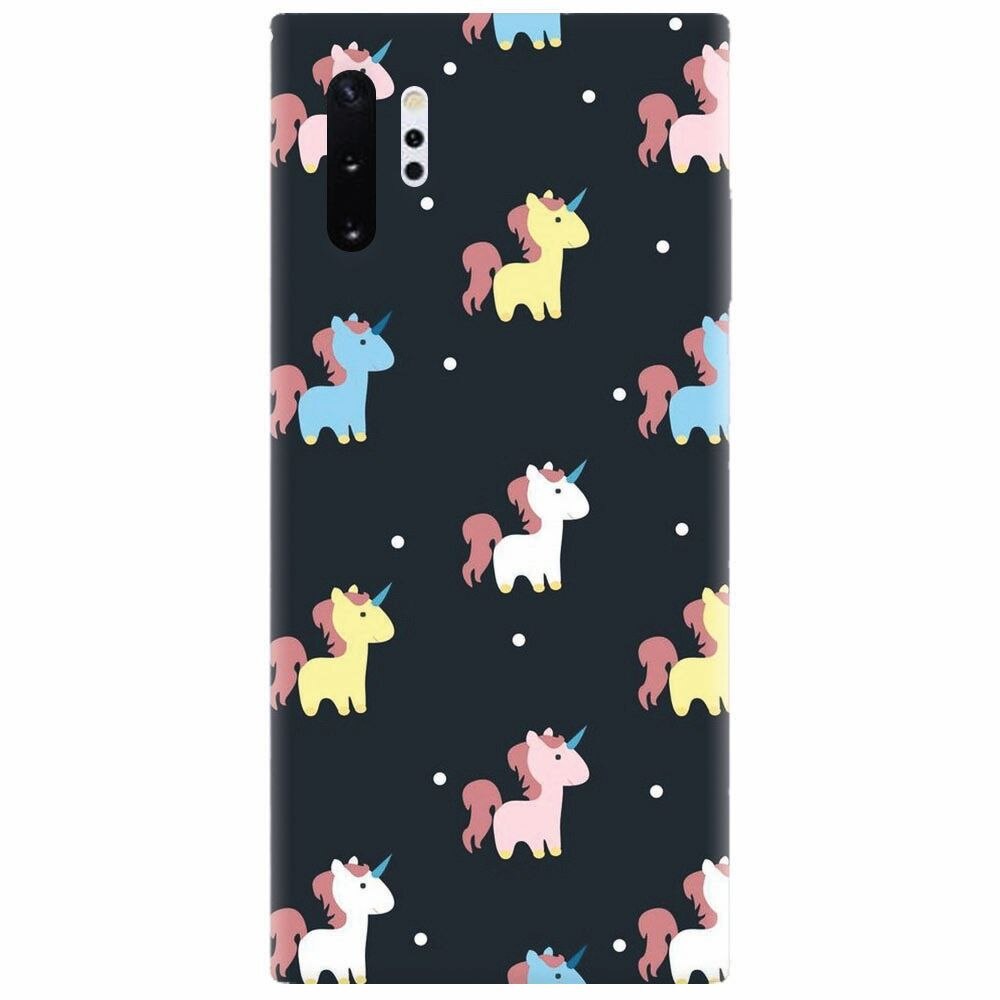 Husa silicon pentru Samsung Galaxy Note 10 Plus, Unicorns