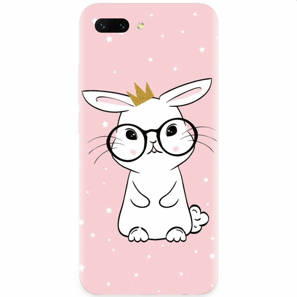 Husa silicon pentru Honor 10, Cute Rabbit