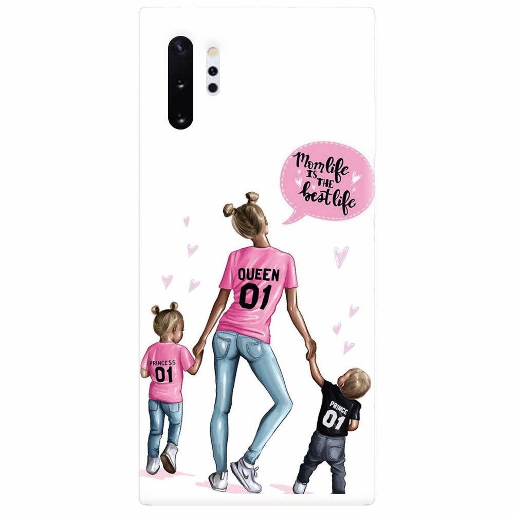 Husa silicon pentru Samsung Galaxy Note 10 Plus, Mom Life